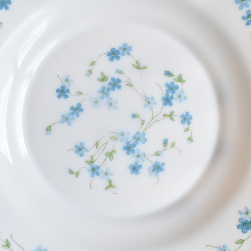Vintage Deep Plate Arcopal Myosotis (Forget-Me-Not) B