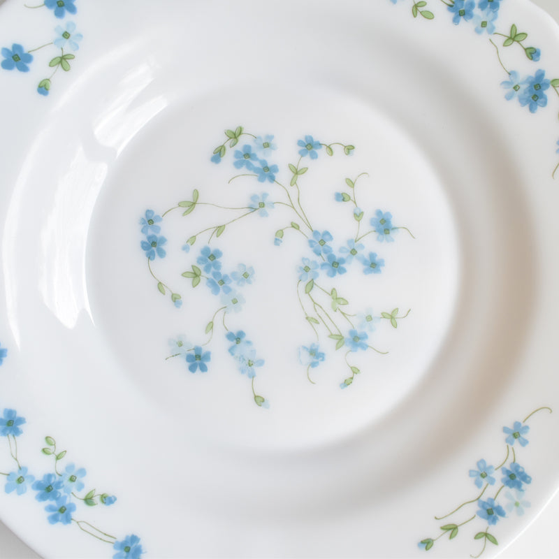 Vintage Deep Plate Arcopal Myosotis (Forget-me-not) C