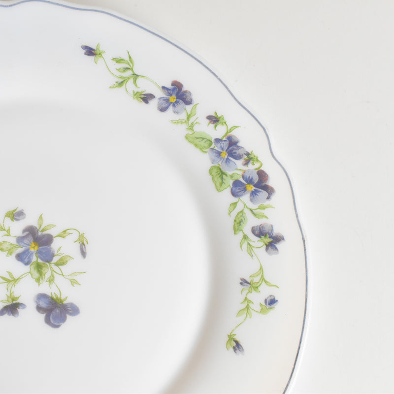 Vintage Large Plate - Arcopal Violettes