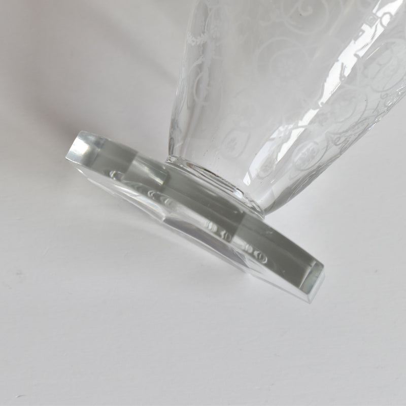 Vintage Crystal Glass Water Glass