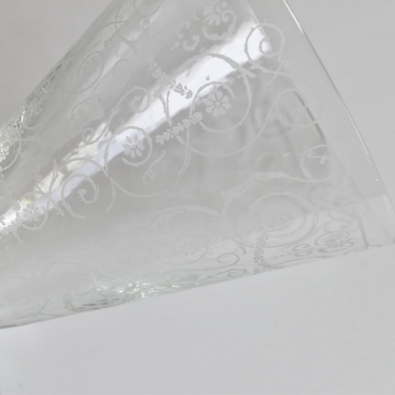 Vintage Crystal Glass Water Glass