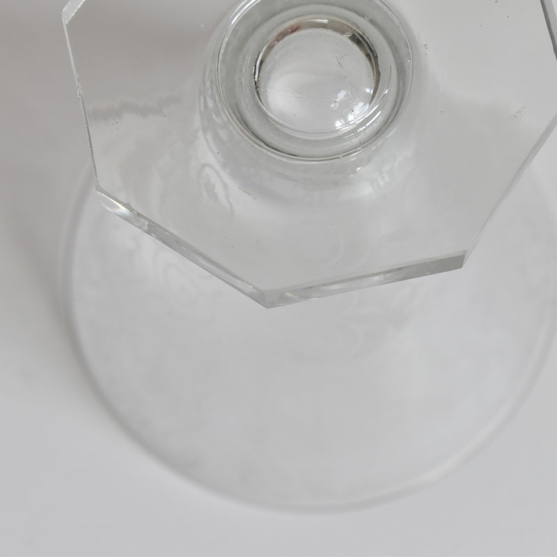 Vintage Crystal Glass Water Glass