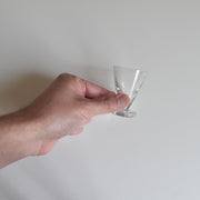 ヴィンテージクリスタルガラス リカーグラス