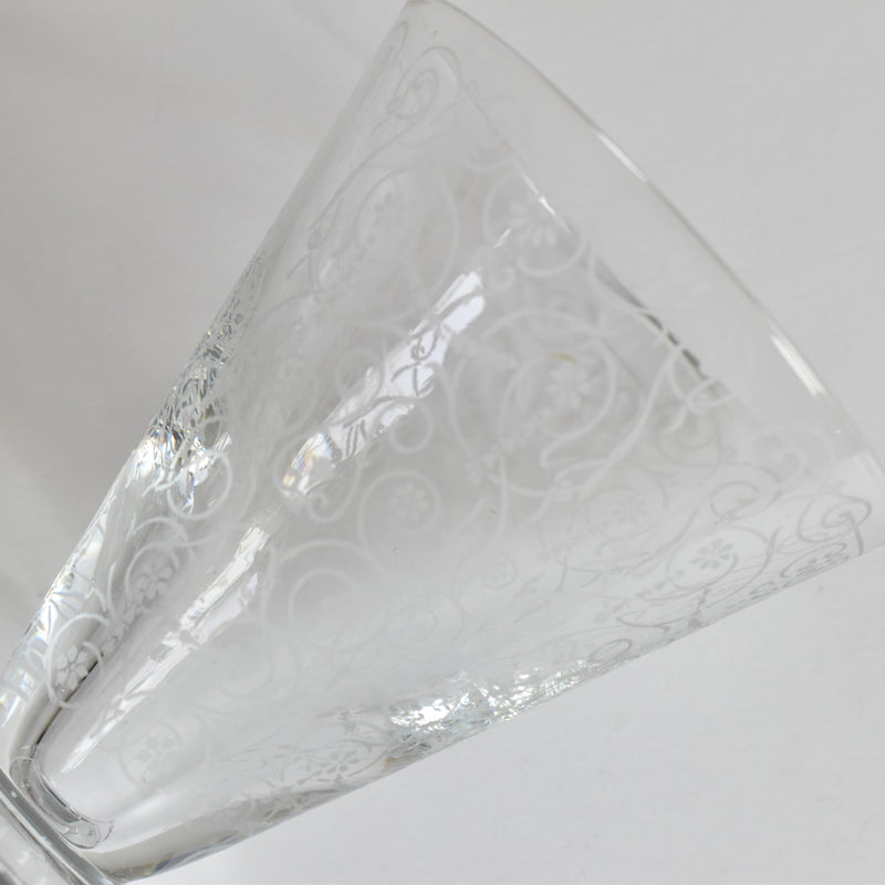 ヴィンテージクリスタルガラス ワイングラス