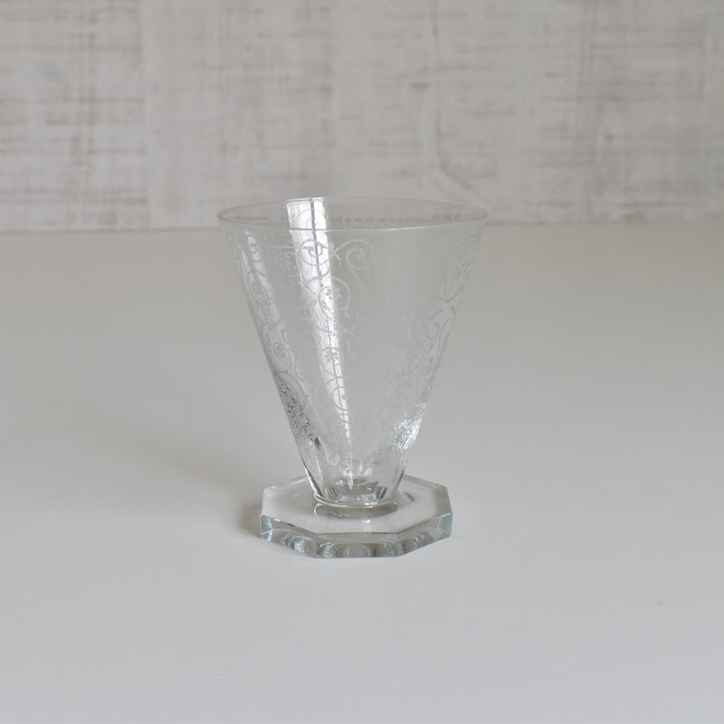 ヴィンテージクリスタルガラス ワイングラス