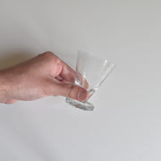 ヴィンテージクリスタルガラス スモールワイングラス