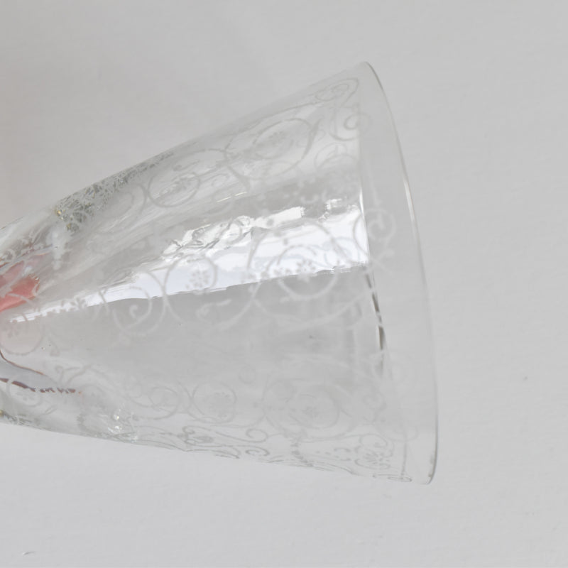 ヴィンテージクリスタルガラス スモールワイングラス