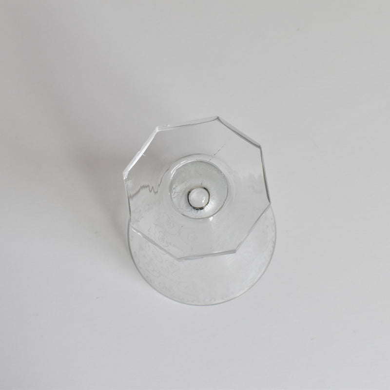 ヴィンテージクリスタルガラス スモールワイングラス