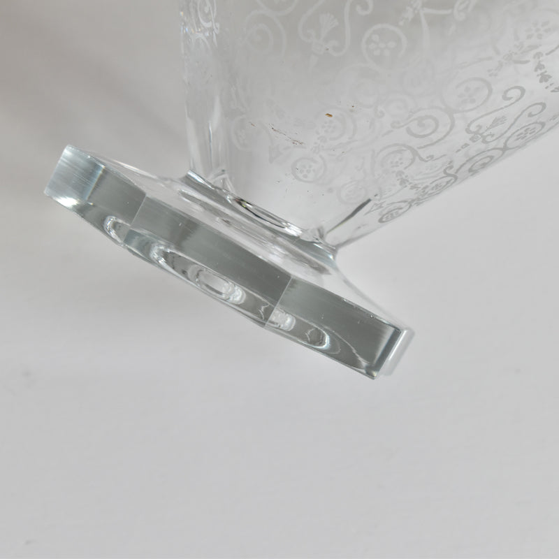 Vintage Crystal Glass Coupe