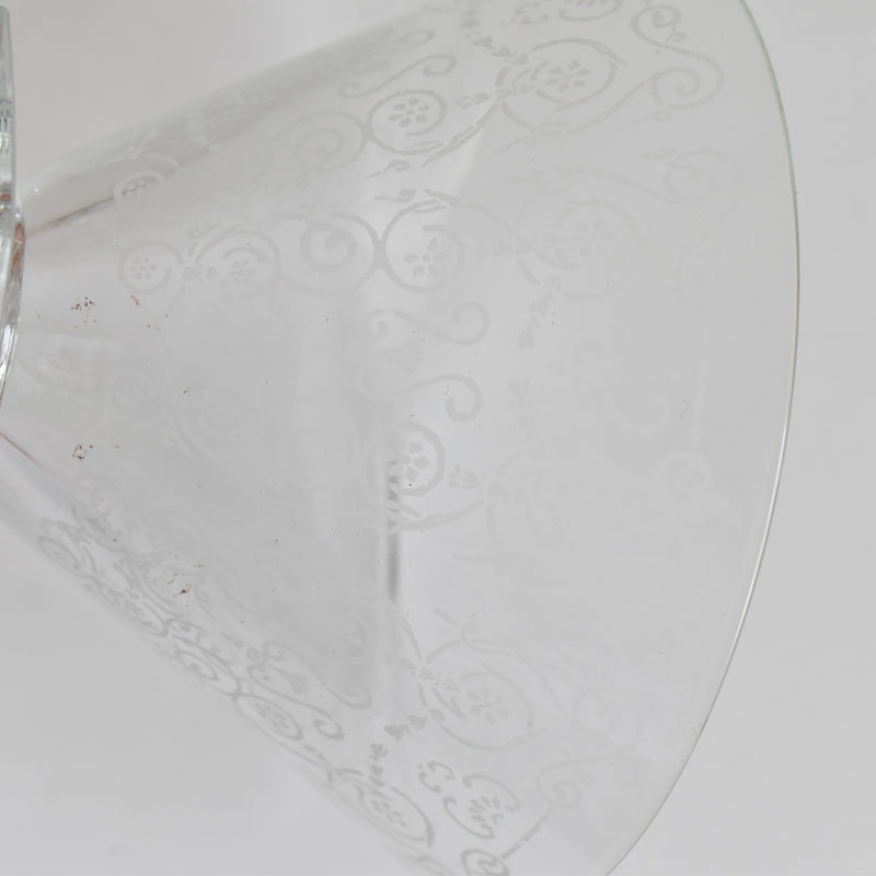 Vintage Crystal Glass Coupe