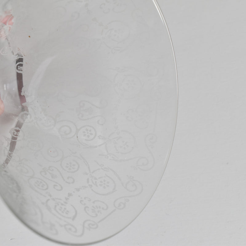 Vintage Crystal Glass Coupe