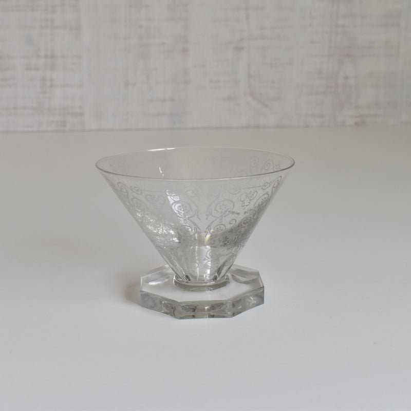 Vintage Crystal Glass Coupe