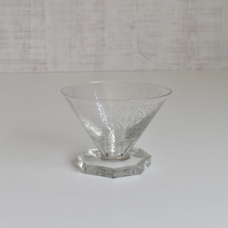 Vintage Crystal Glass Coupe