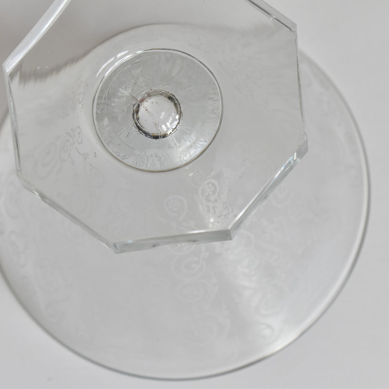 Vintage Crystal Glass Coupe
