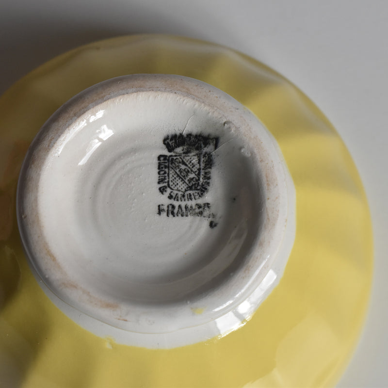 ヴィンテージスモールボウル ディゴワン＆サルグミンヌ イェロー