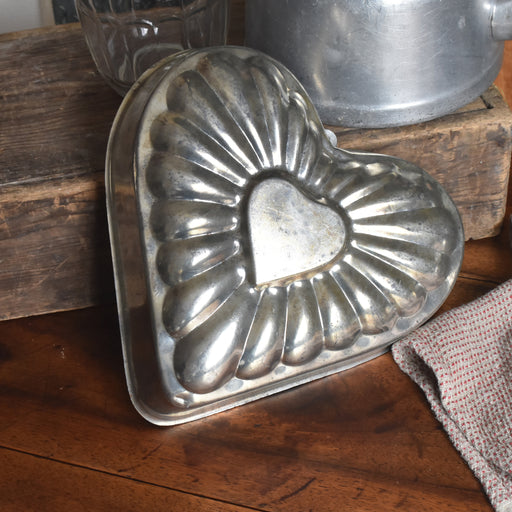 ヴィンテージ ハートケーキモールド