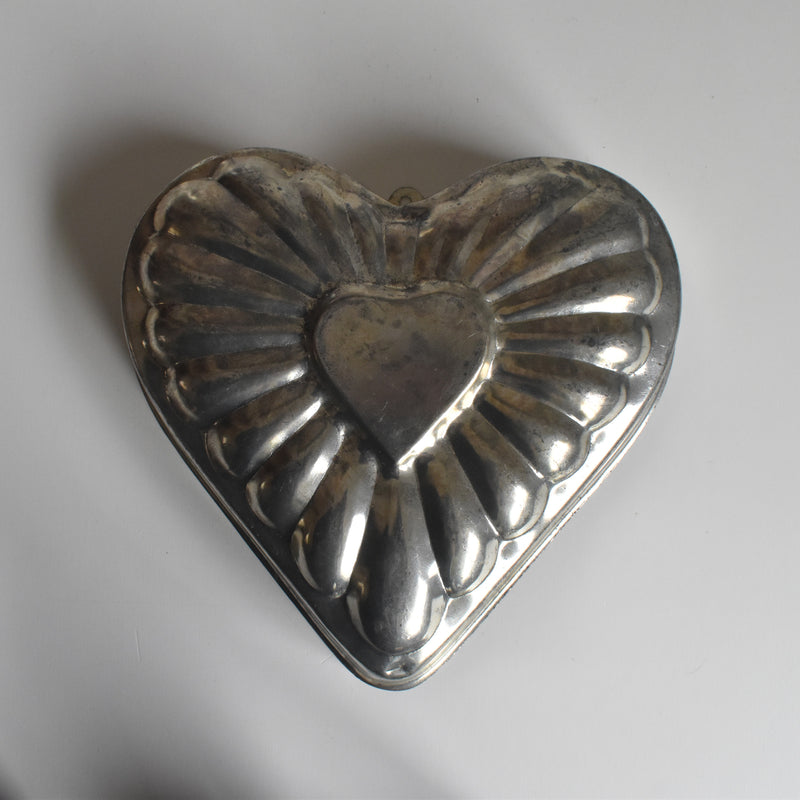 ヴィンテージ ハートケーキモールド