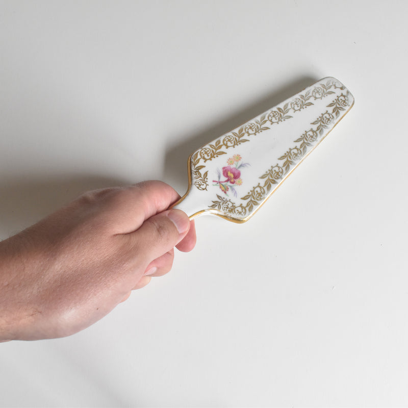 ヴィンテージケーキサーバー Porcelaine de France