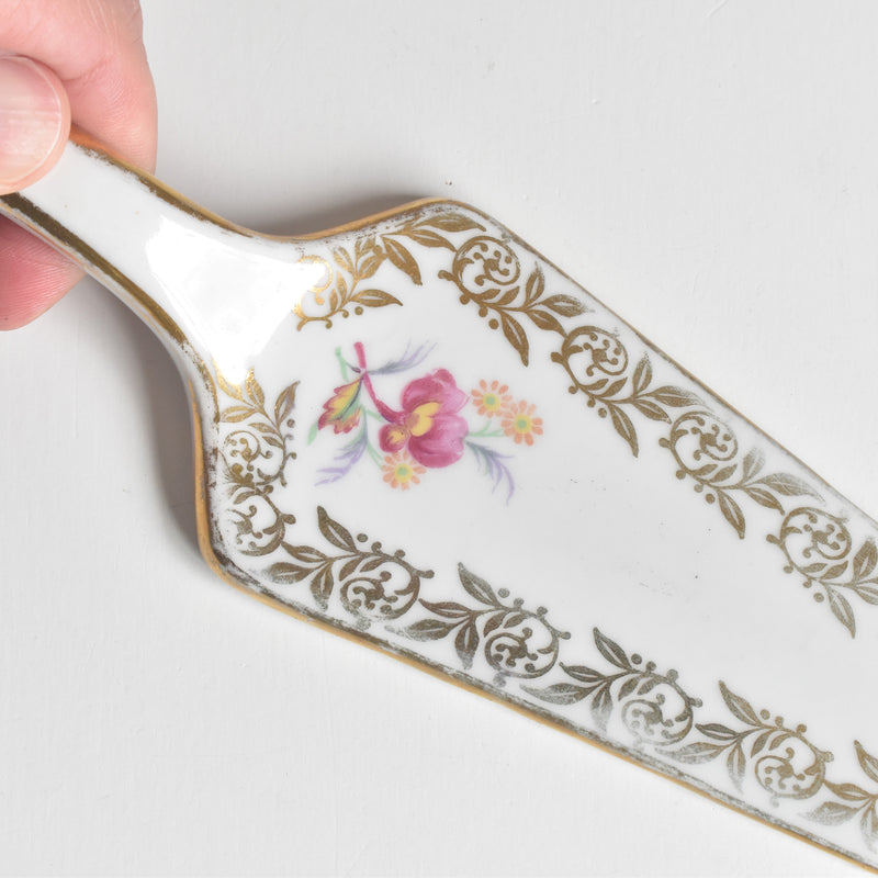 ヴィンテージケーキサーバー Porcelaine de France