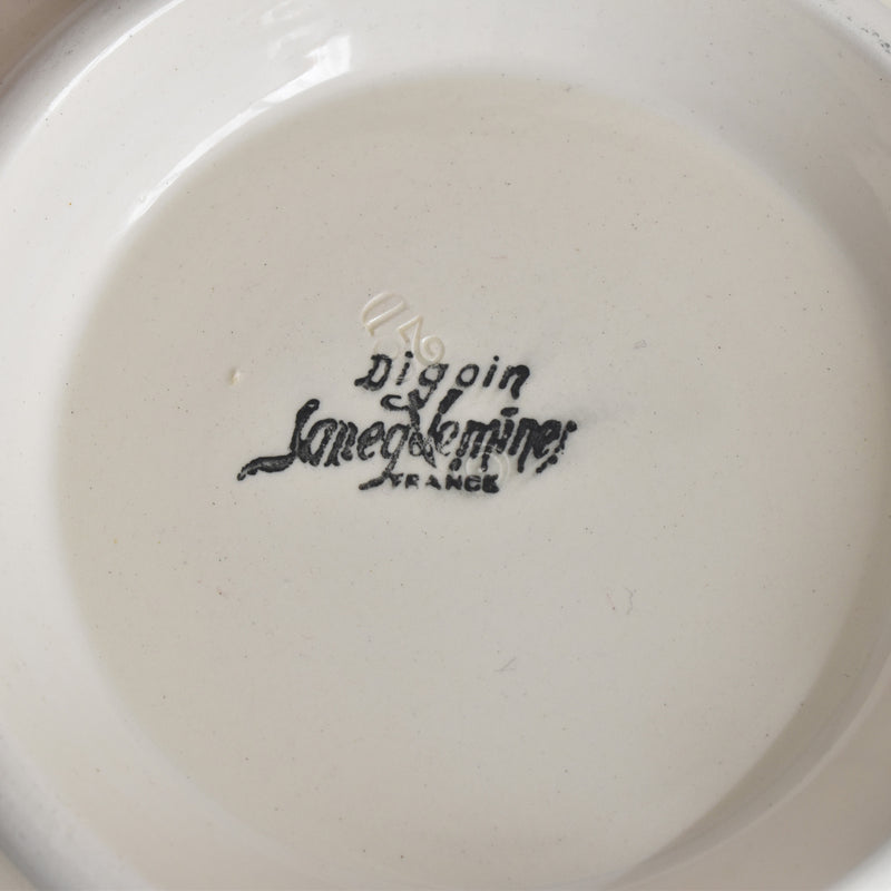 ヴィンテージ脚付きプレート ディゴワン＆サルグミンヌ 花リム A