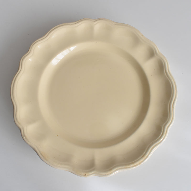 ヴィンテージ脚付きプレート ロンシャン 花リム