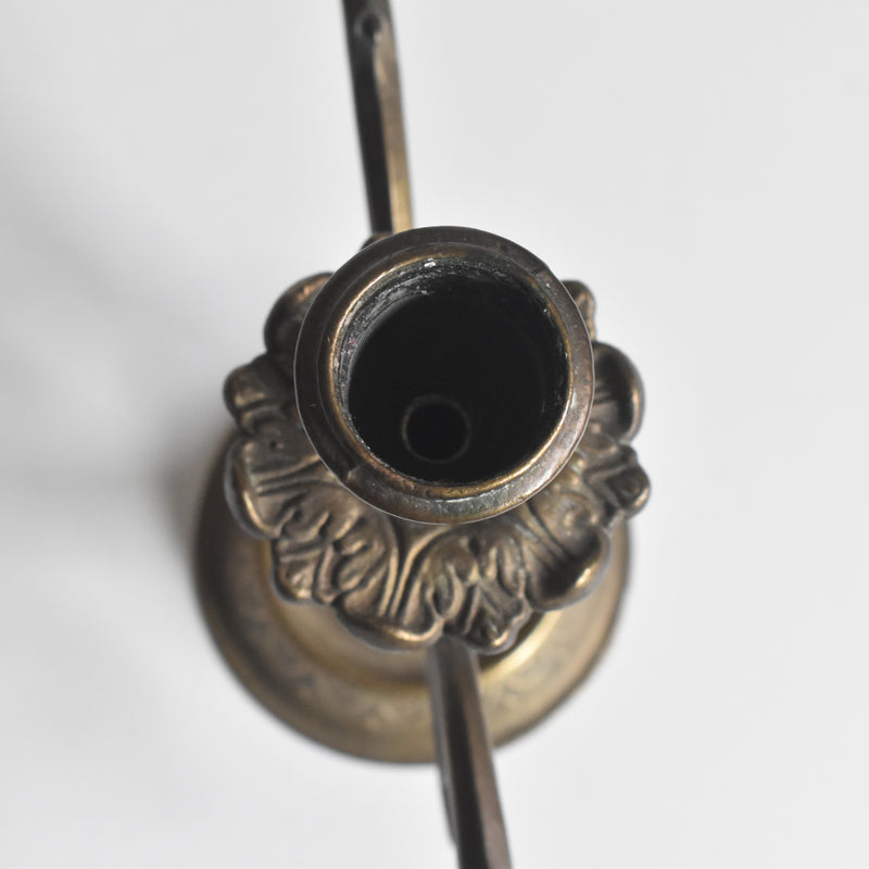 Vintage Brass 3-Candle Holder