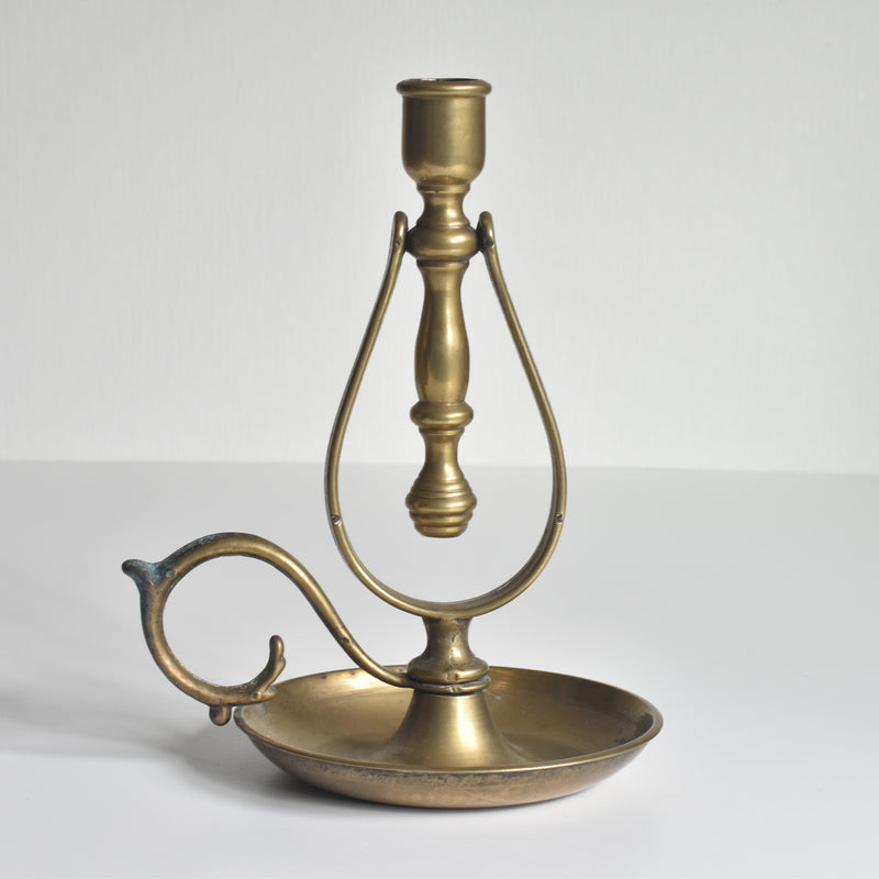 Vintage Candle Holder Brass