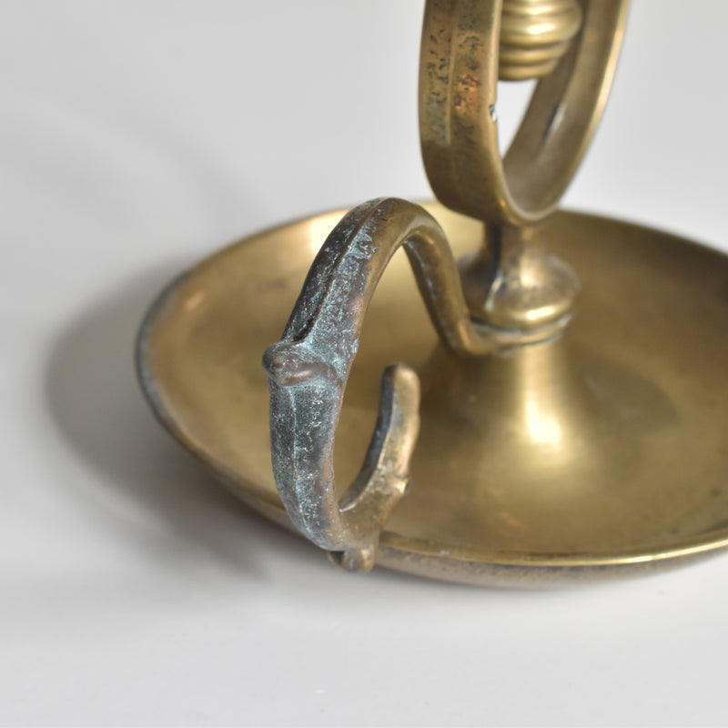Vintage Candle Holder Brass