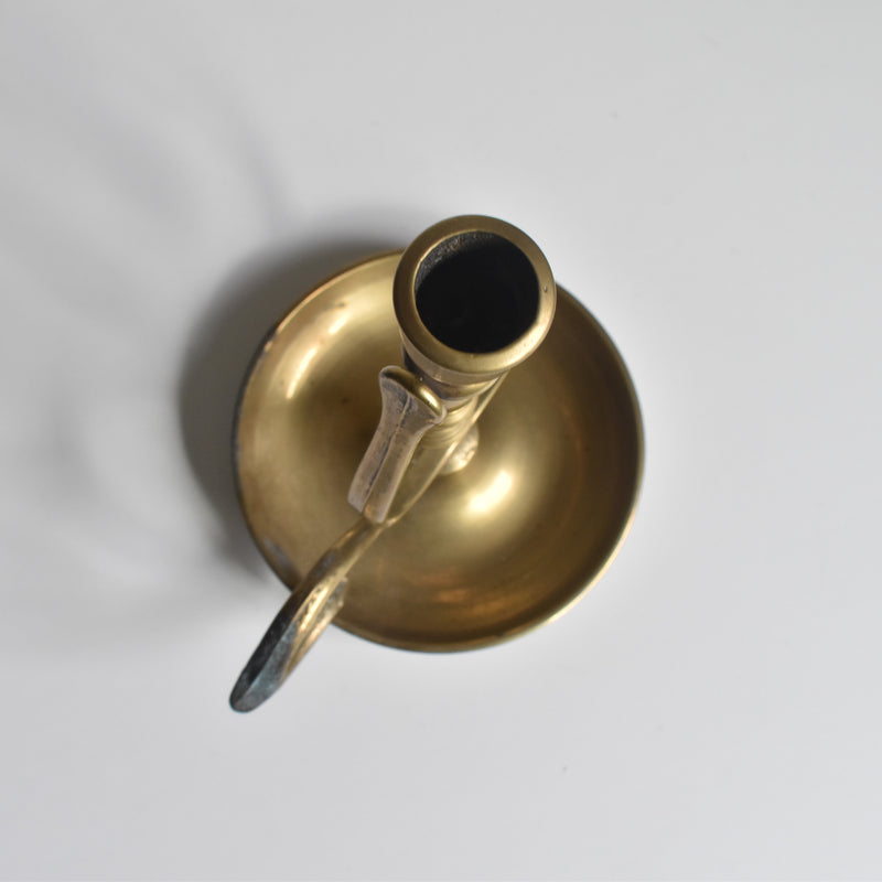 Vintage Candle Holder Brass