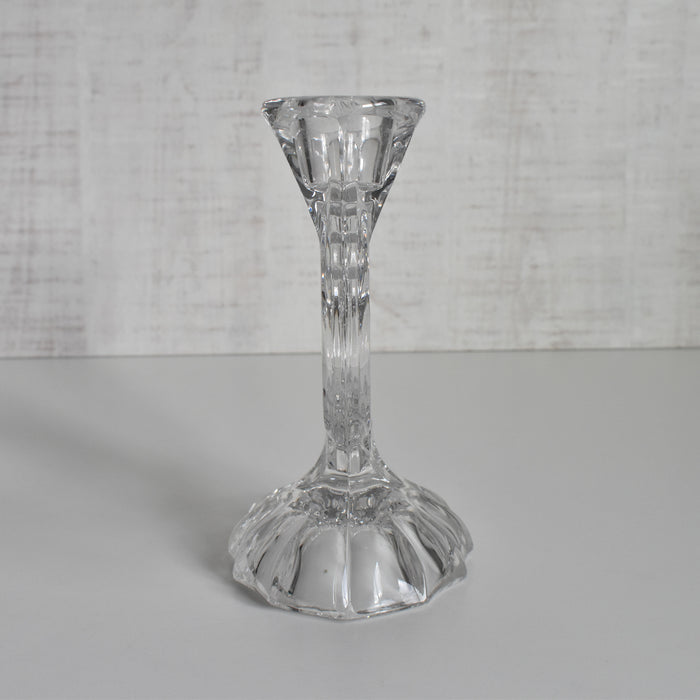 ヴィンテージキャンドルホルダー クリスタルガラス