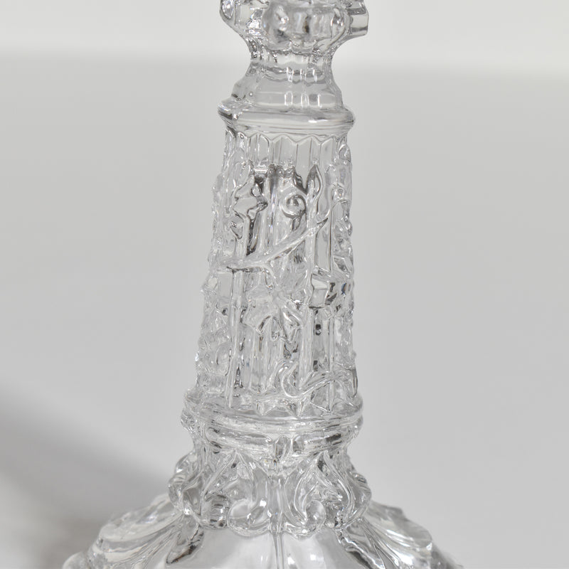 Antique Candle Holder Glass