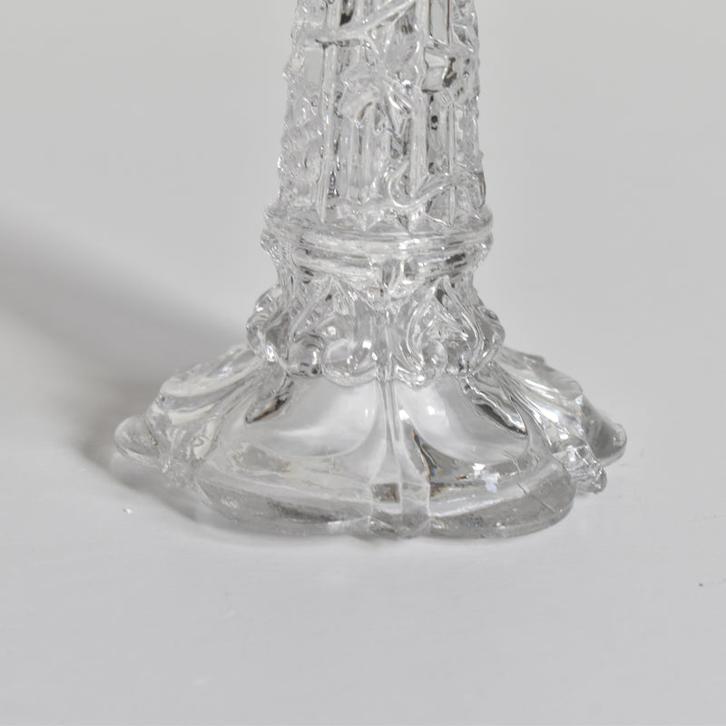 Antique Candle Holder Glass