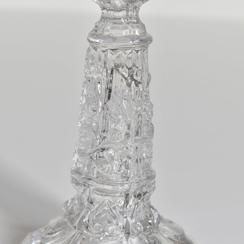 Antique Candle Holder Glass