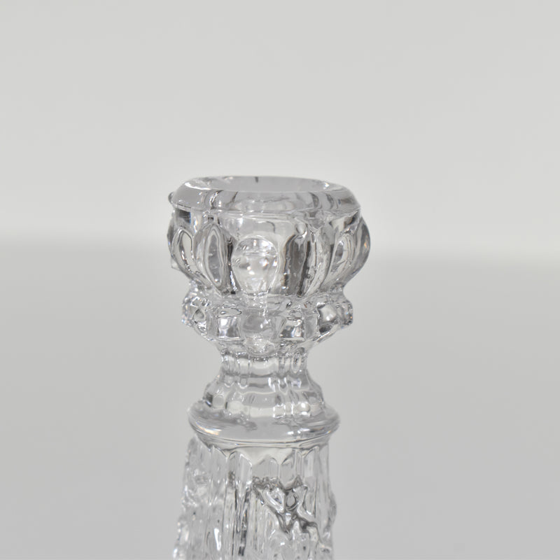 Antique Candle Holder Glass