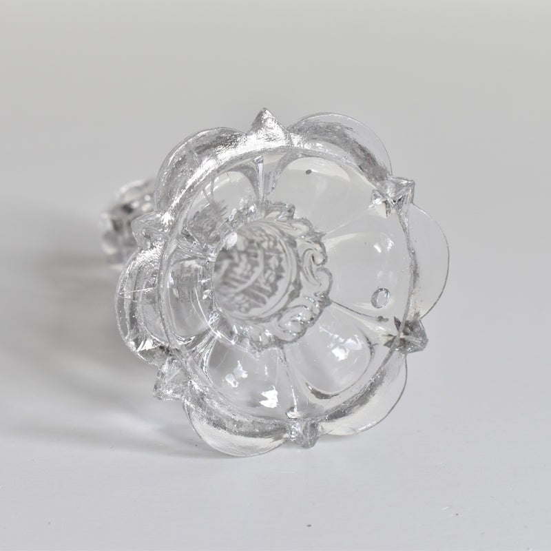 Antique Candle Holder Glass