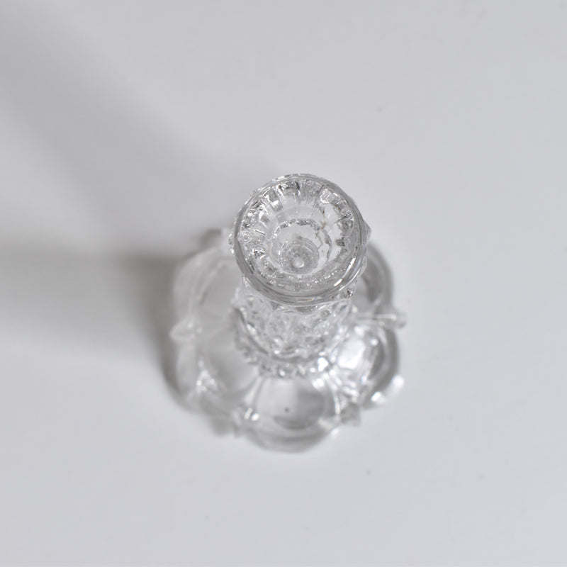 Antique Candle Holder Glass