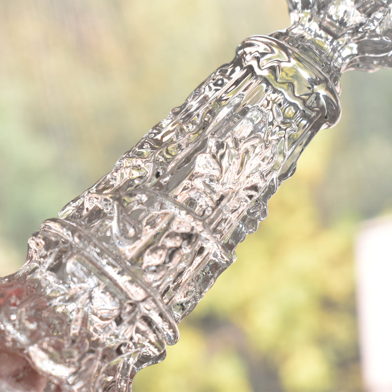 Antique Candle Holder Glass