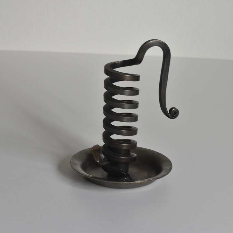 Vintage Iron Candle Holder BOURGOGNE BOUILLOT