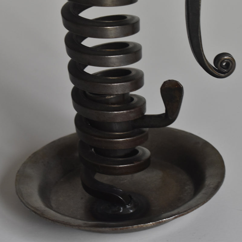 Vintage Iron Candle Holder BOURGOGNE BOUILLOT