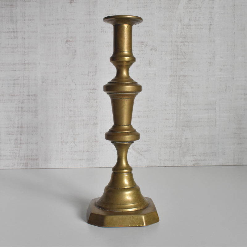 Vintage Candle Holder Brass A