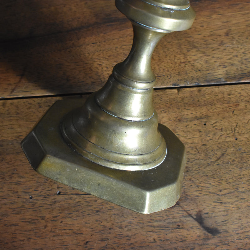 Vintage Candle Holder Brass A