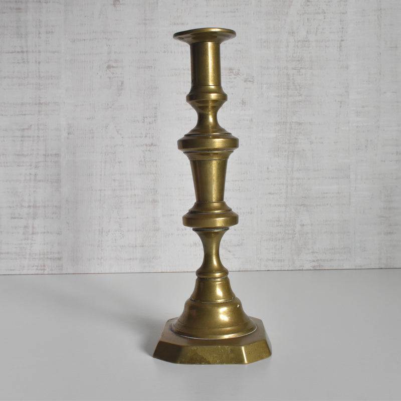 Vintage Candle Holder Brass A