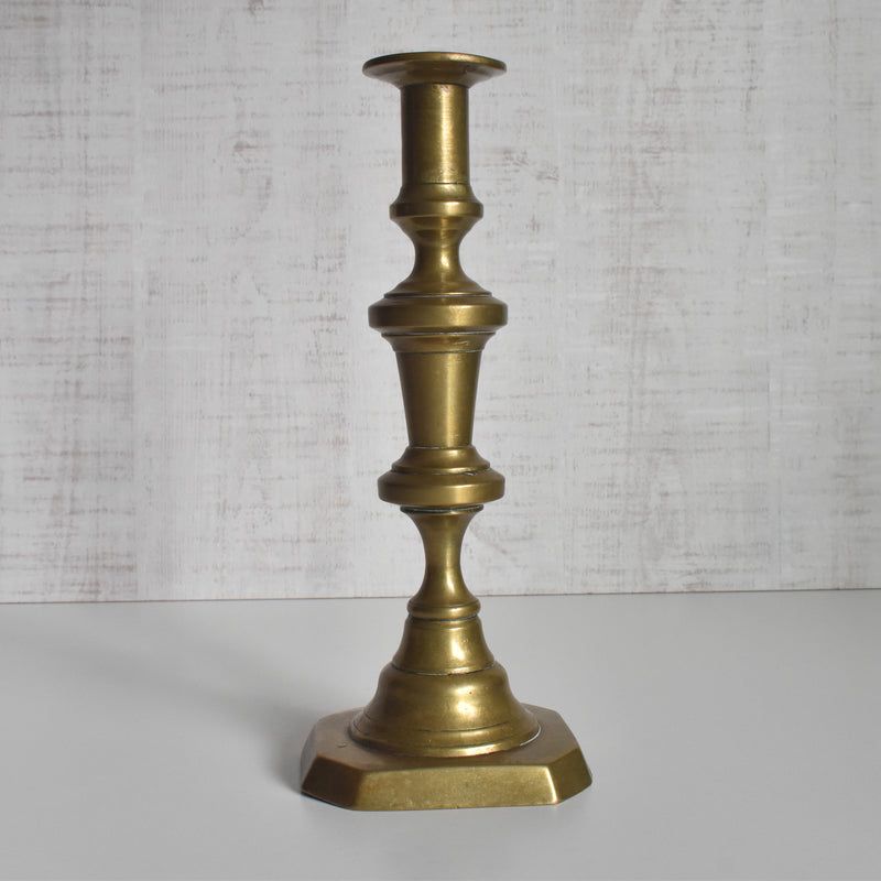 Vintage Candle Holder Brass A