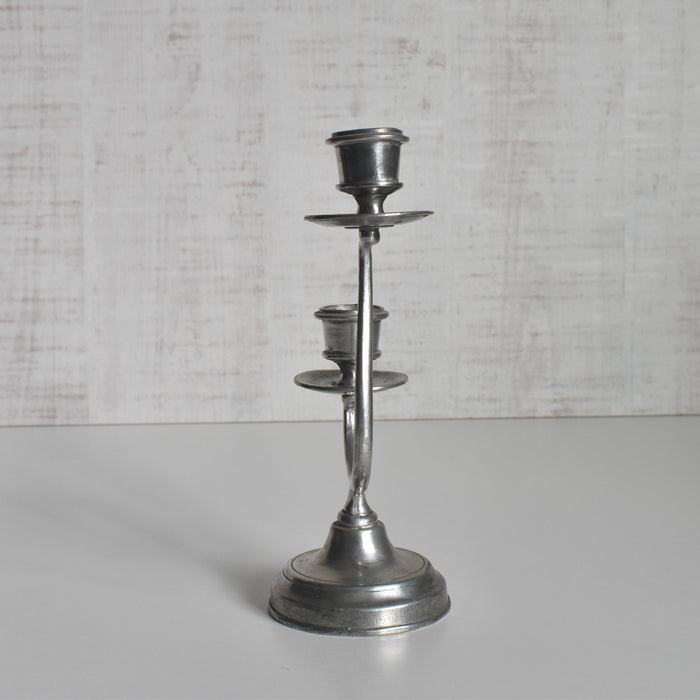 ヴィンテージピューター キャンドルホルダー 2灯