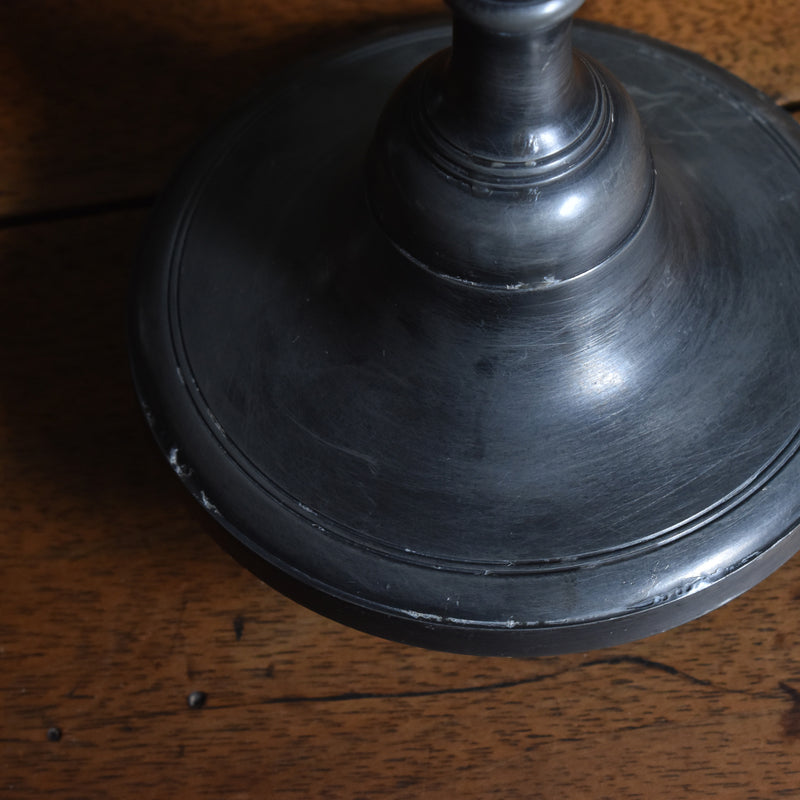 Vintage Pewter Candle Holder