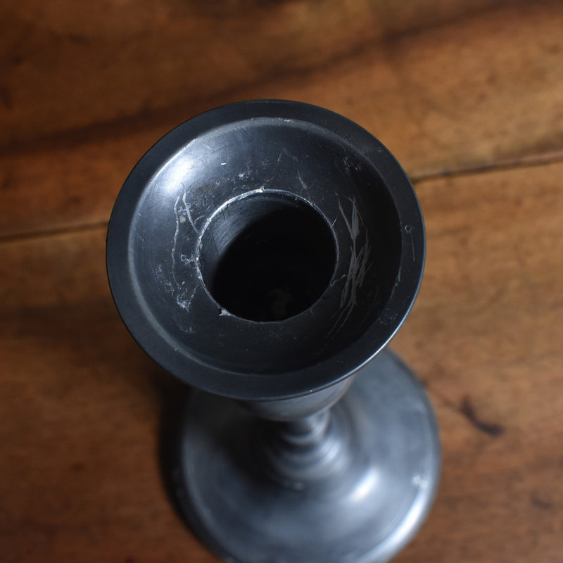 Vintage Pewter Candle Holder