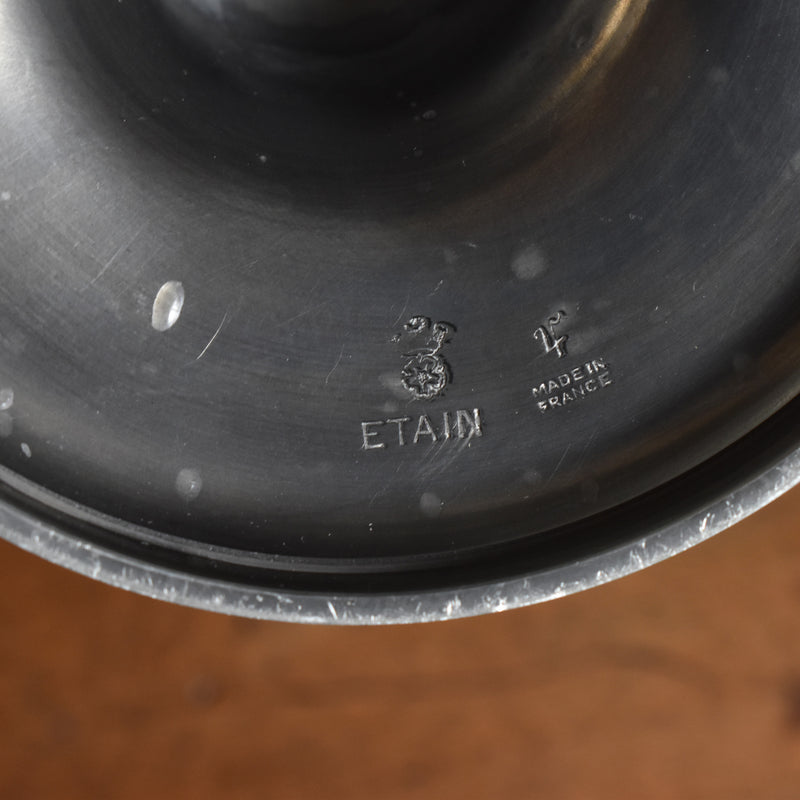 Vintage Pewter Candle Holder