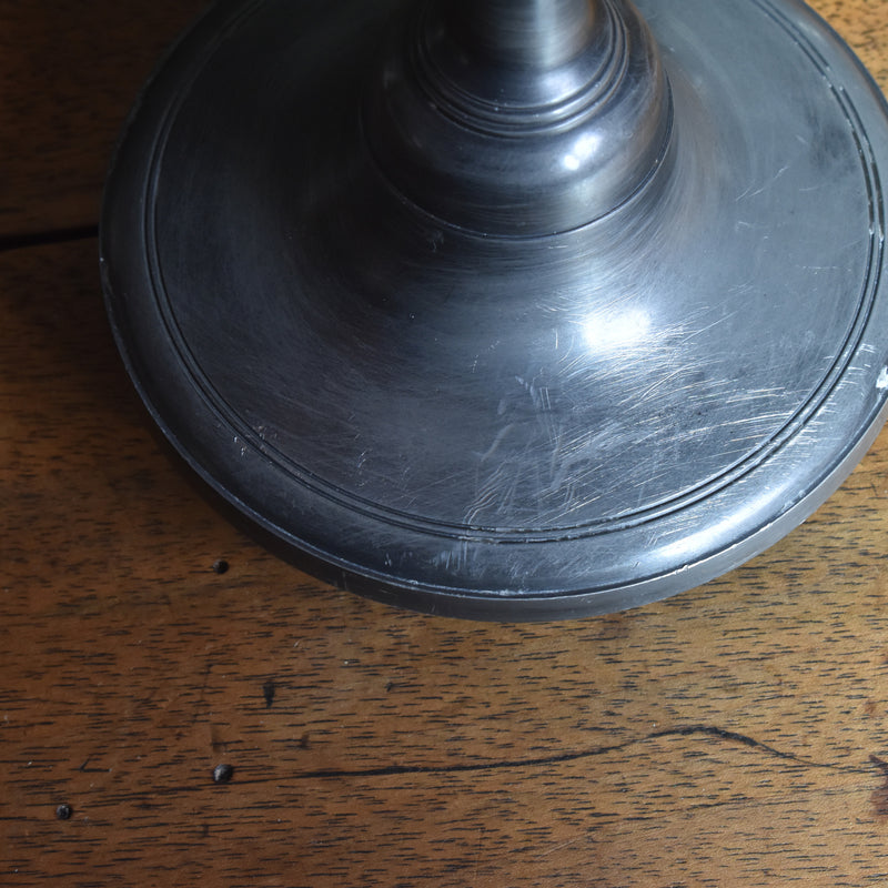 Vintage Pewter Candle Holder
