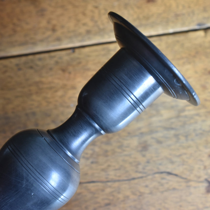 Vintage Pewter Candle Holder