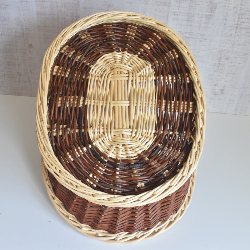 ヴィンテージバスケット　54cm x 38cm